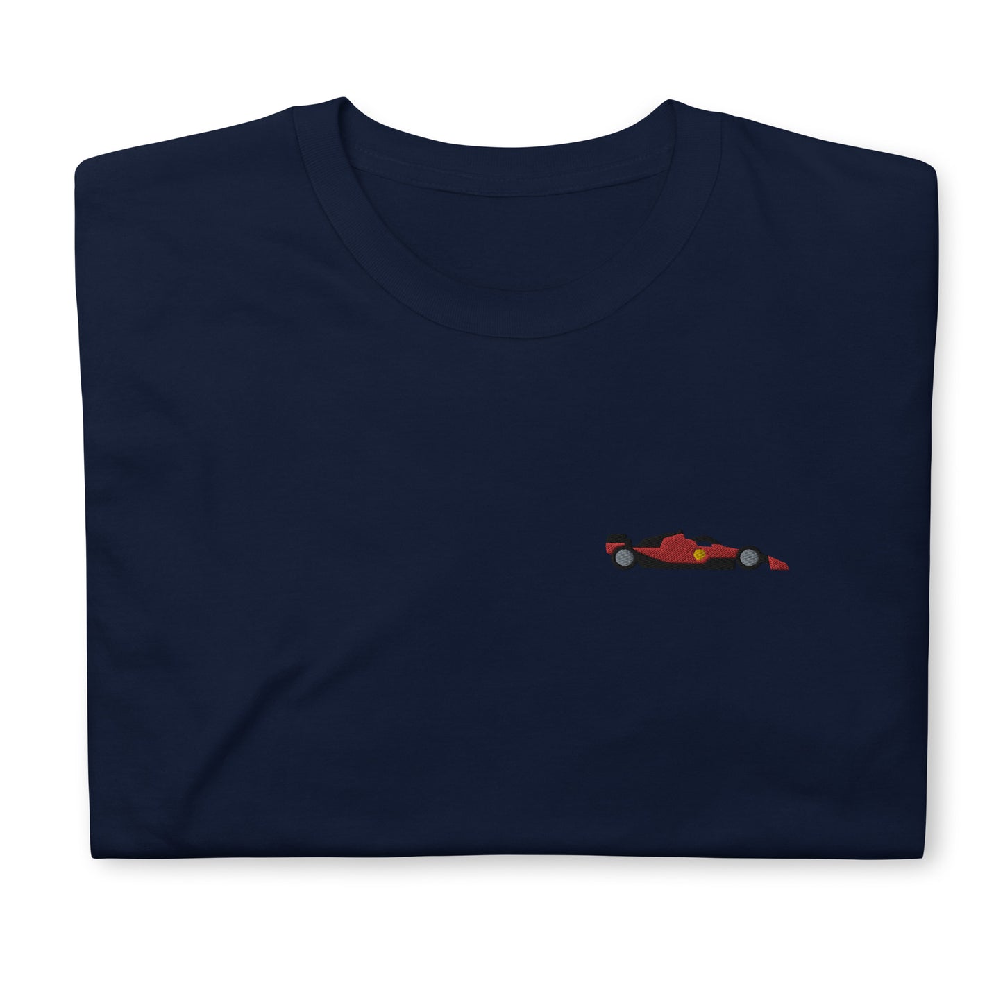 Embroidered Ferrari F1 2023 Car Unisex T-Shirt Navy