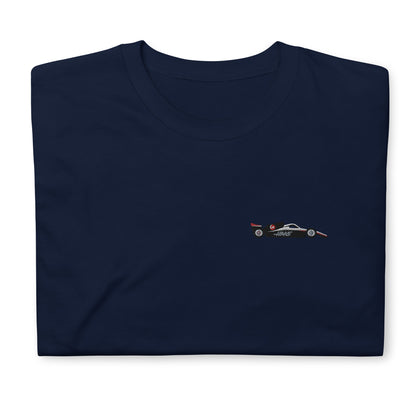 Embroidered Haas F1 2023 Car Unisex T-Shirt Navy