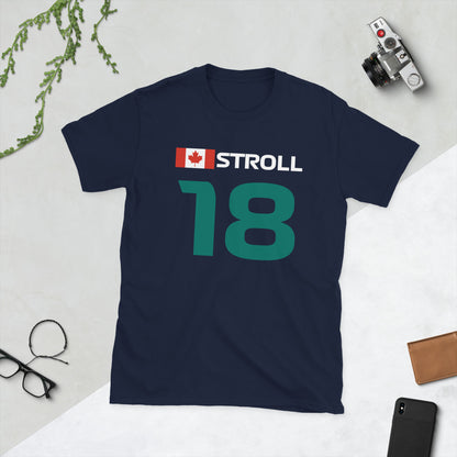 lance stroll 18 navy blue t-shirt