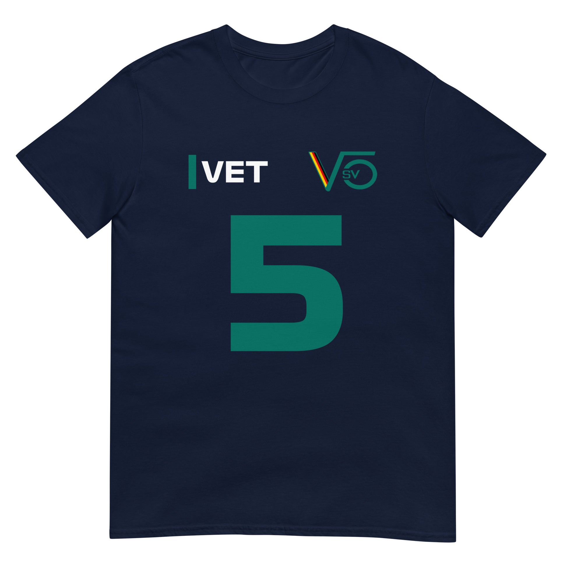 Sebastian Vettel Aston Martin F1 Unisex T-Shirt navy blue