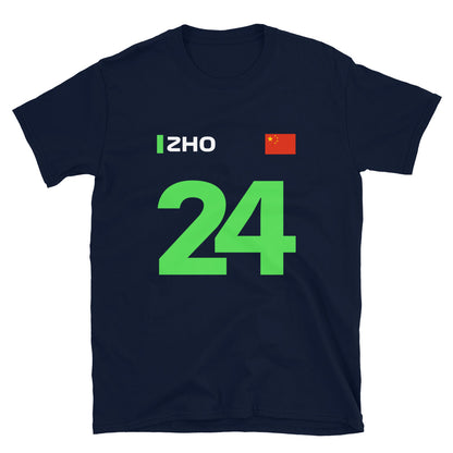 Zhou Guanyu 24 Unisex T-Shirt navy