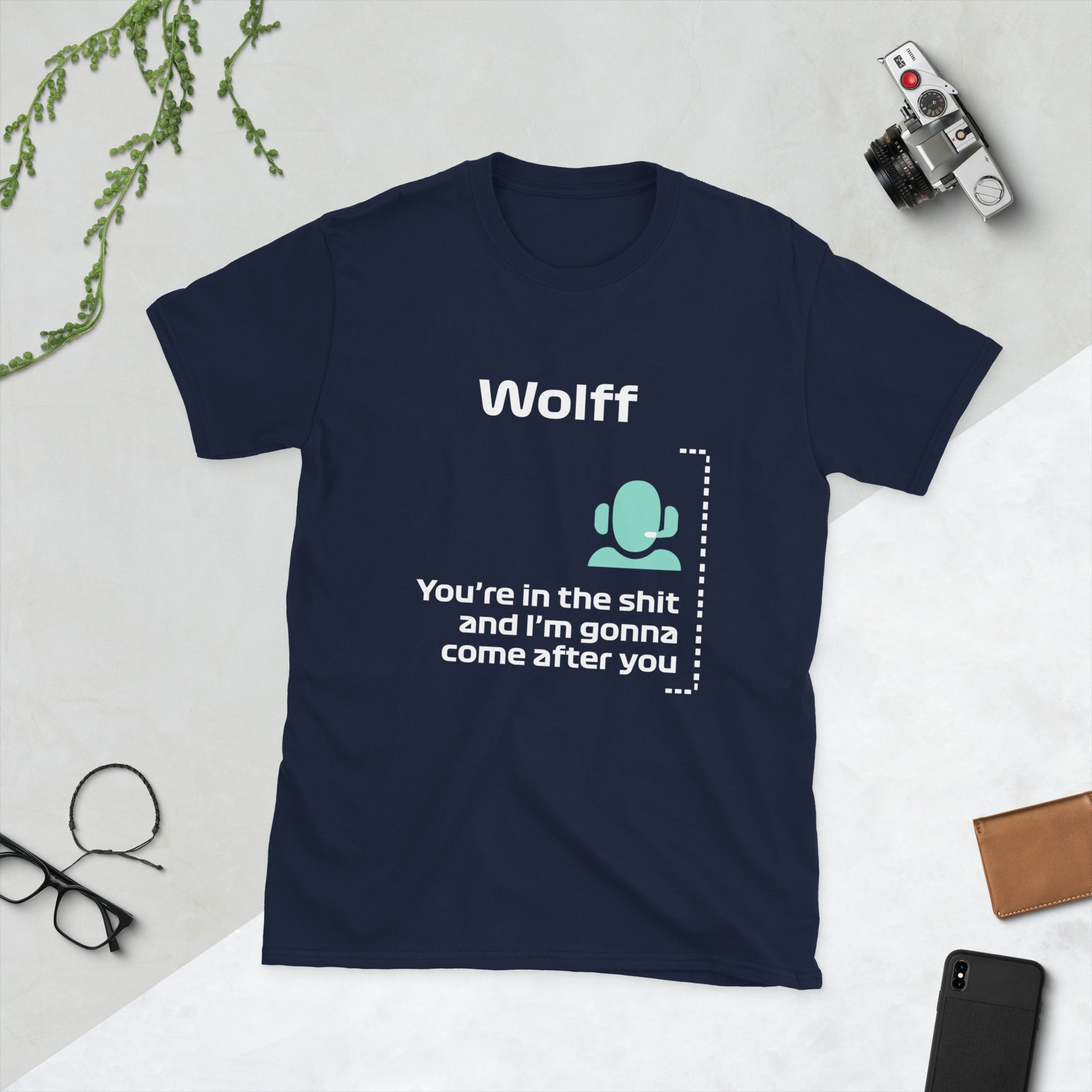 Toto Wolff I'm Coming After You T-Shirt navy