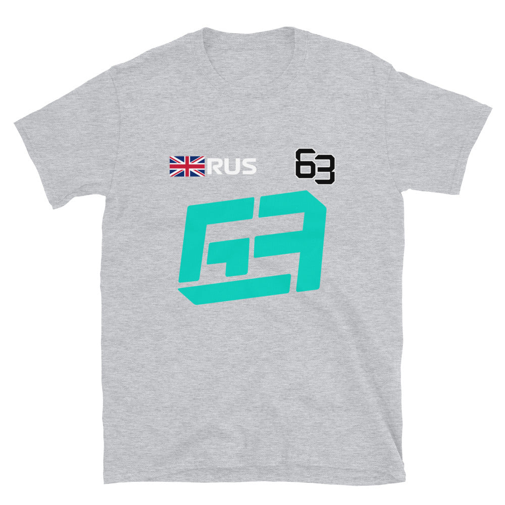 George Russell 63 Unisex T-Shirt Grey