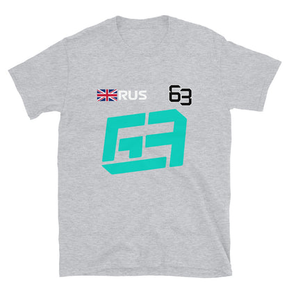 George Russell 63 Unisex T-Shirt Grey