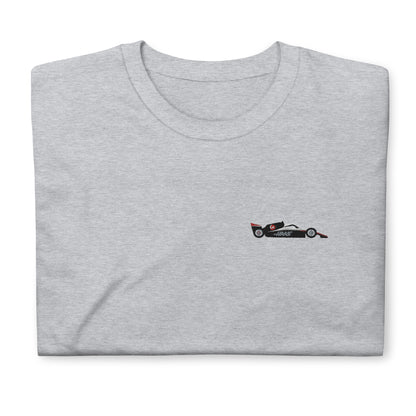 Embroidered Haas F1 2023 Car Unisex T-Shirt Grey