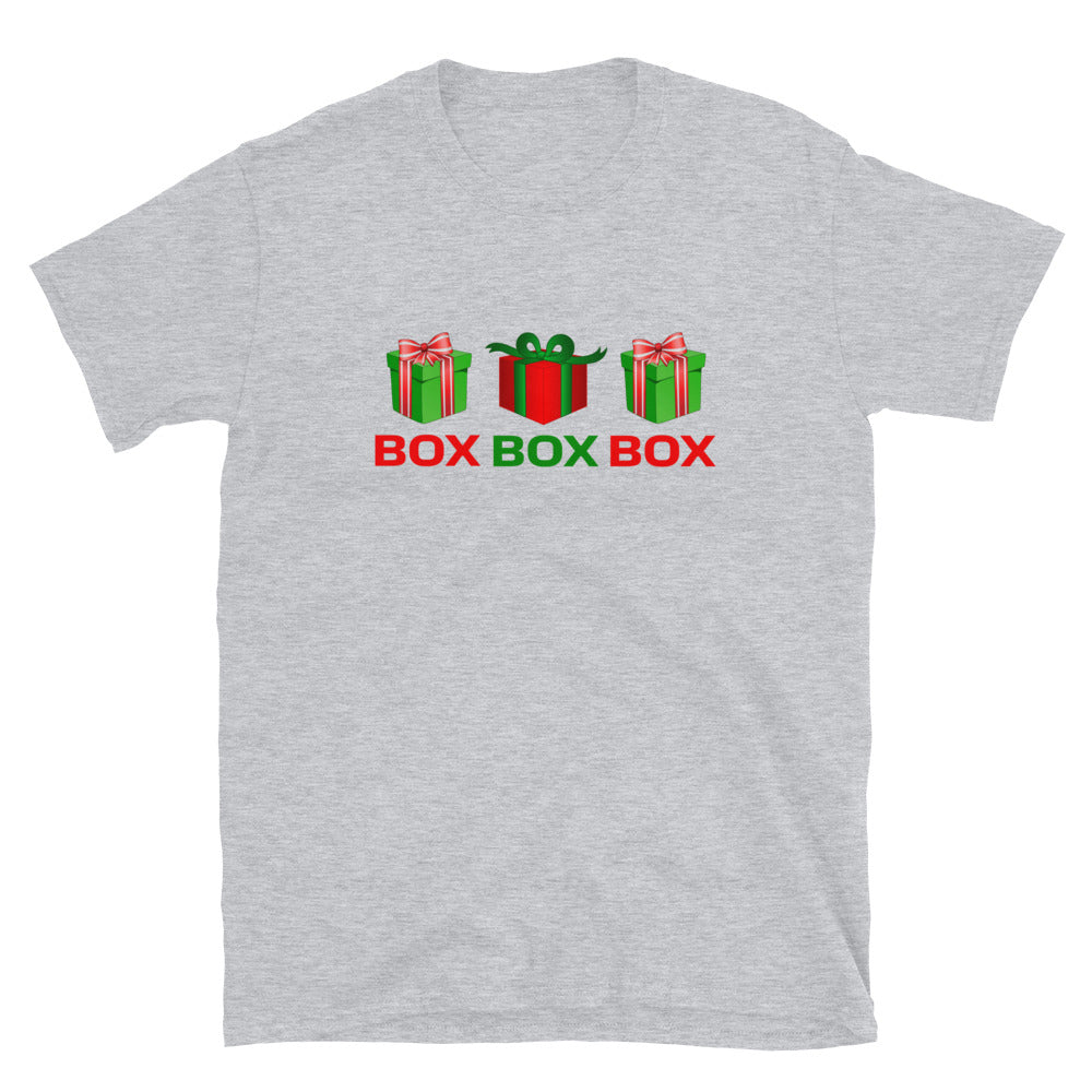 F1 Christmas Box Box Box Unisex T-Shirt sport grey