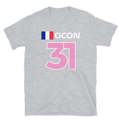 Esteban Ocon French Unisex T-Shirt sport grey