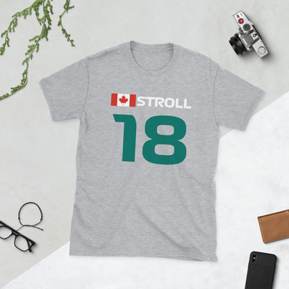 lance stroll 18 sport grey t-shirt