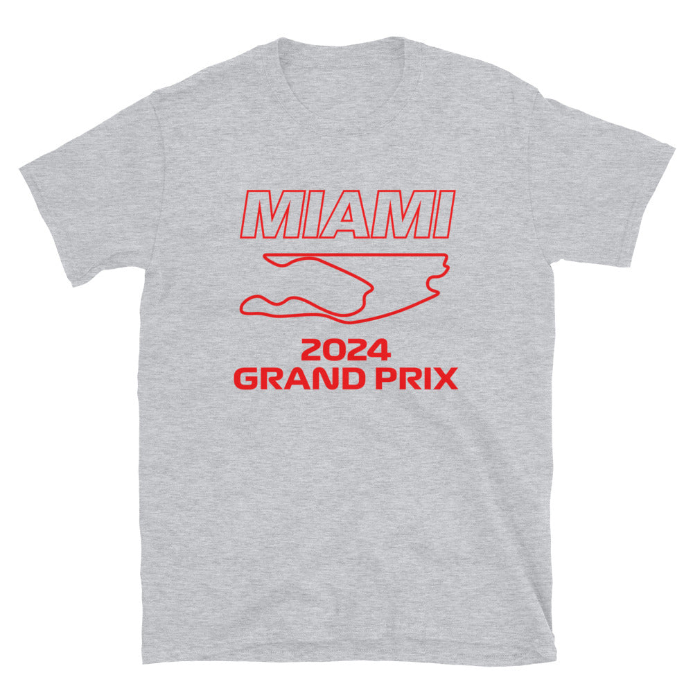 Miami 2024 Grand Prix T-Shirt sport grey