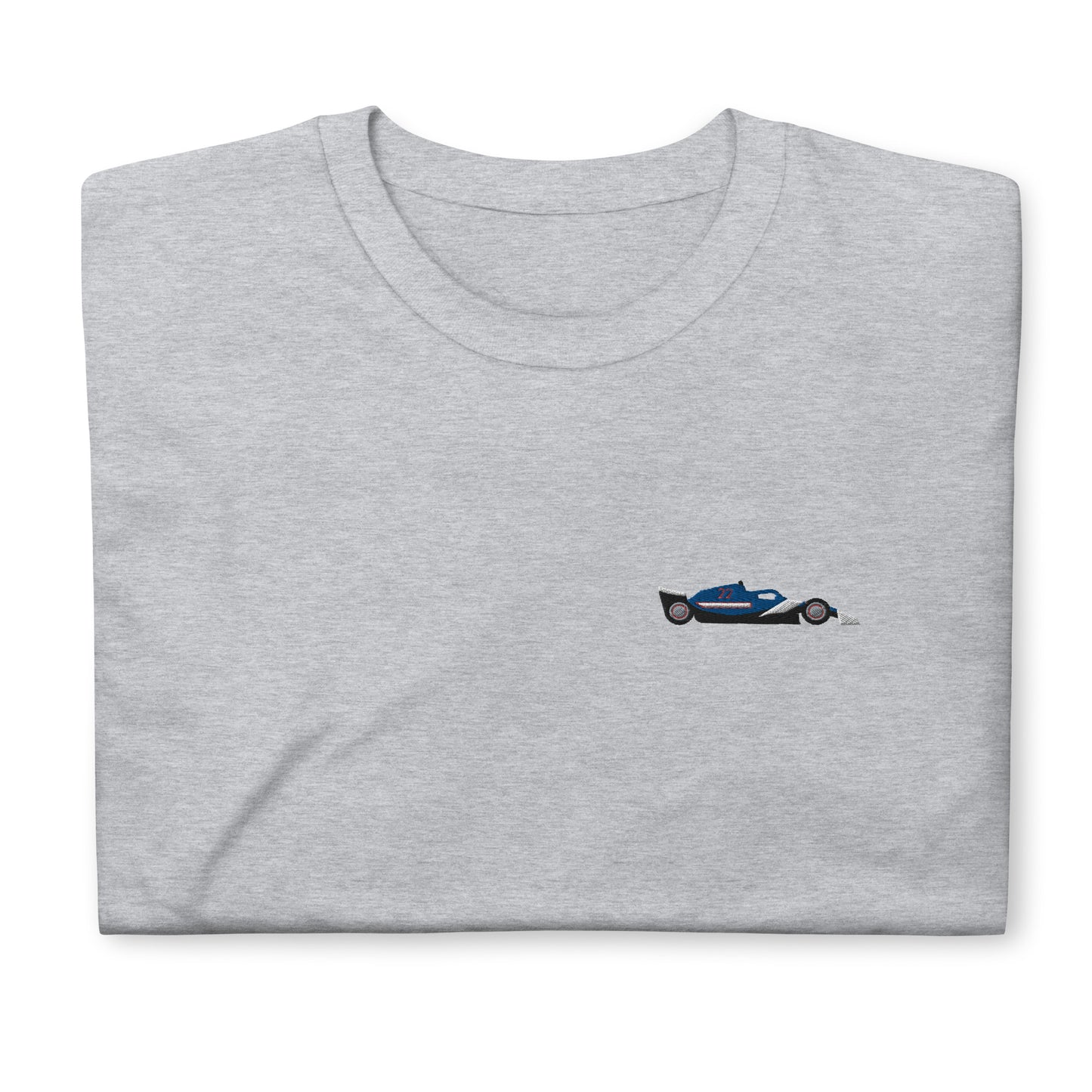 Yuki Tsunoda Embroidered Racing Bulls Car T-Shirt sport grey