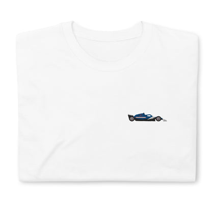 Yuki Tsunoda Embroidered Racing Bulls Car T-Shirt white