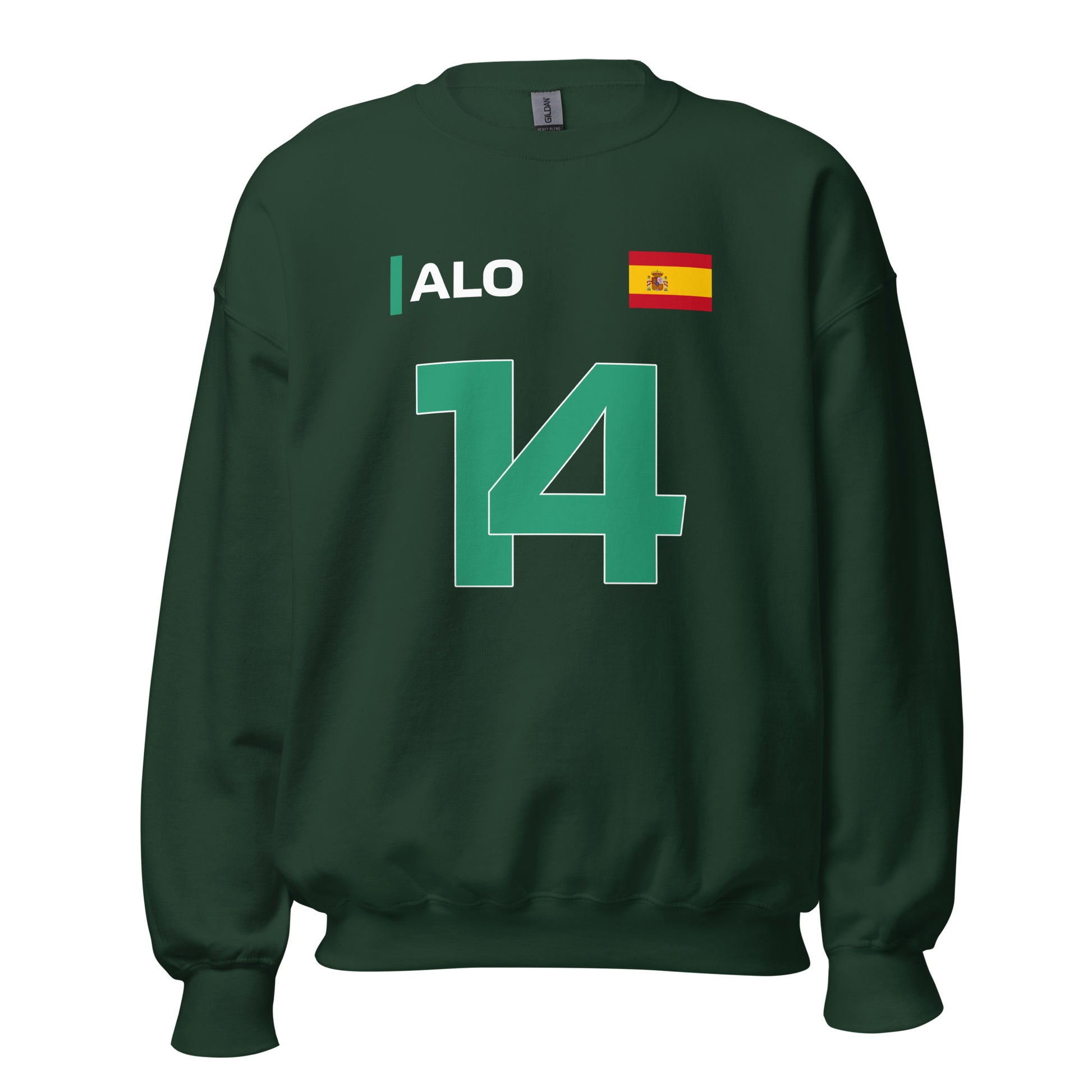 Fernando Alonso Aston Martin Sweatshirt forest green