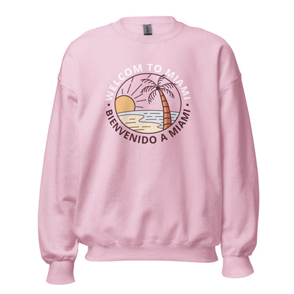 Welcome To Miami Grand Prix Sweatshirt light pink