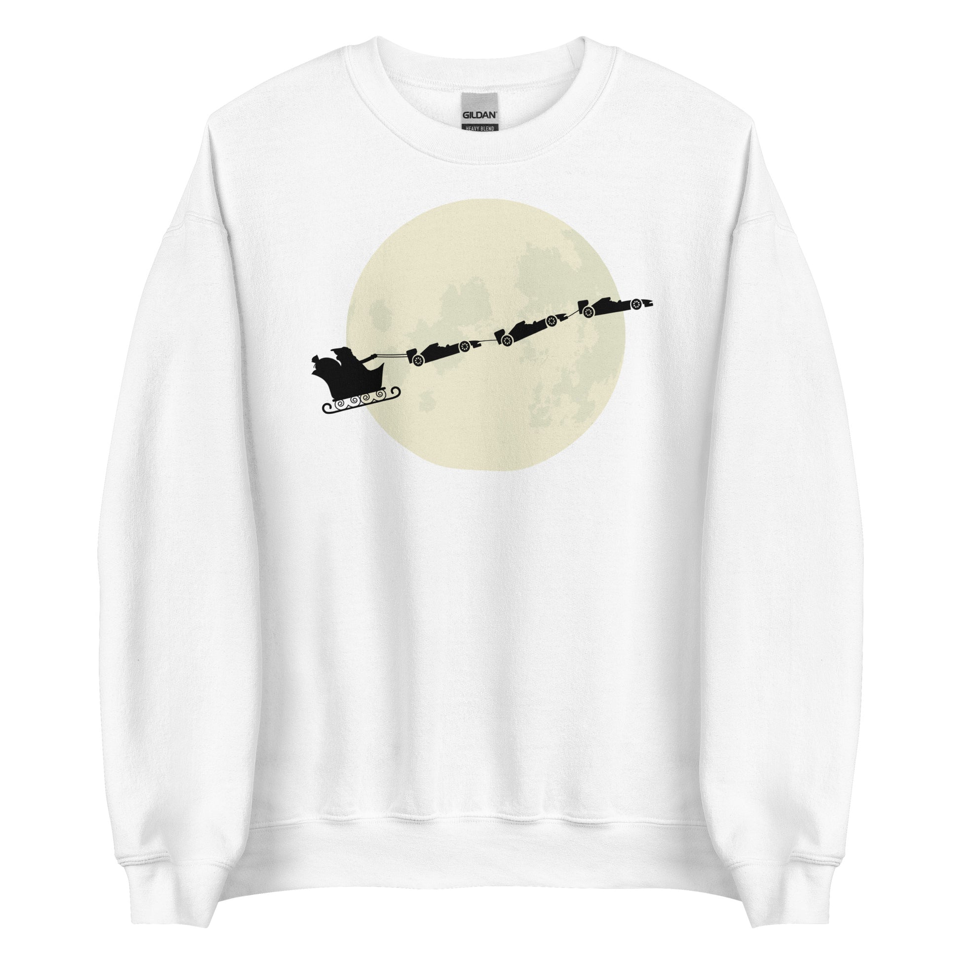 F1 Christmas Unisex Sweatshirt white