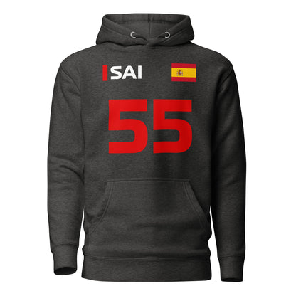 Carlos Sainz Ferrari Hoodie charcoal heather