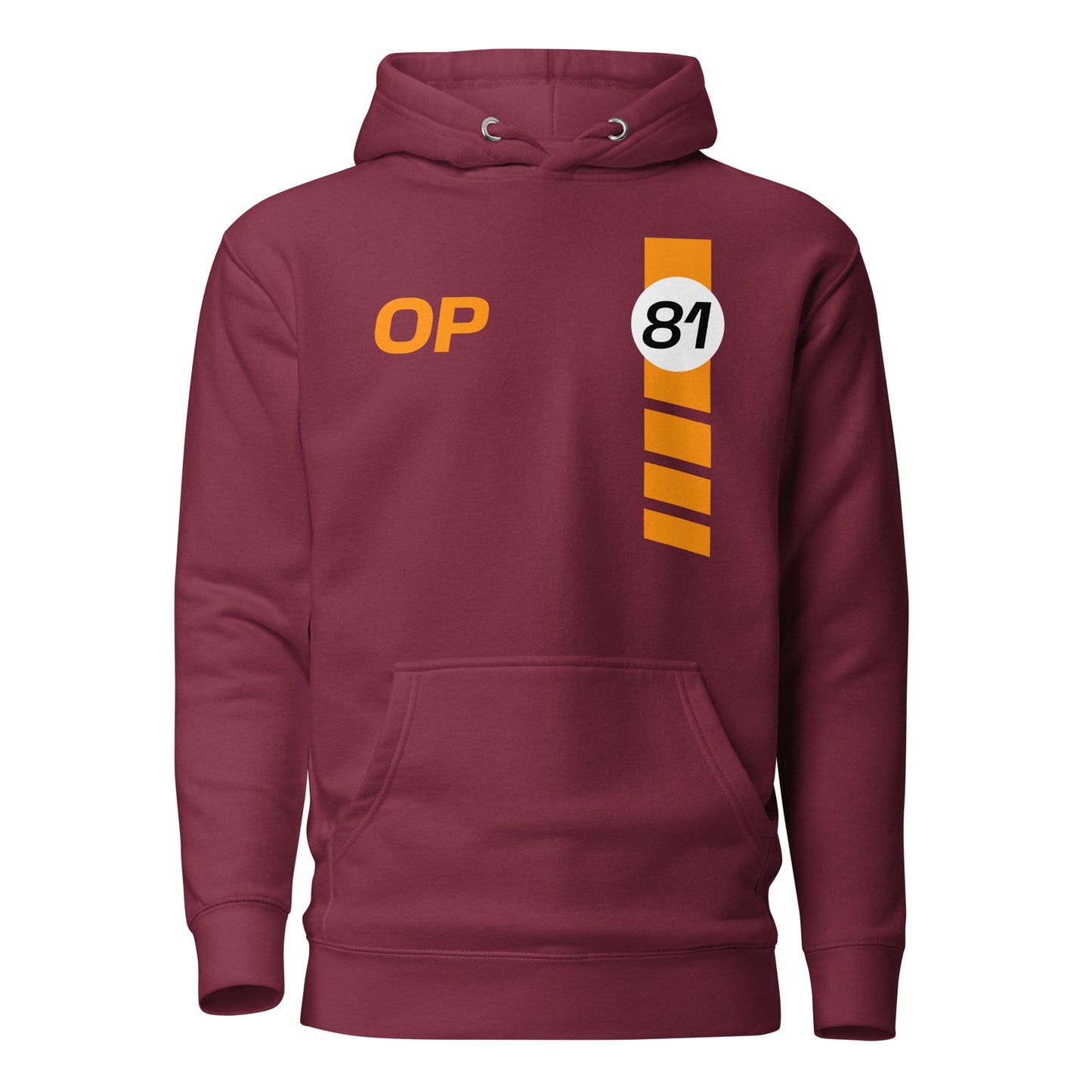 Oscar Piastri McLaren Hoodie maroon red