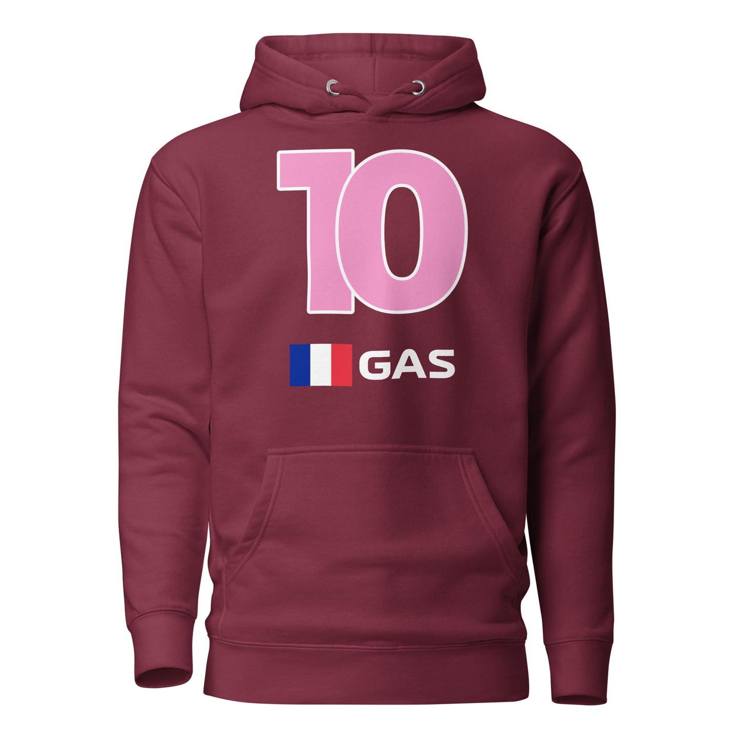 Pierre Gasly Alpine Hoodie maroon red