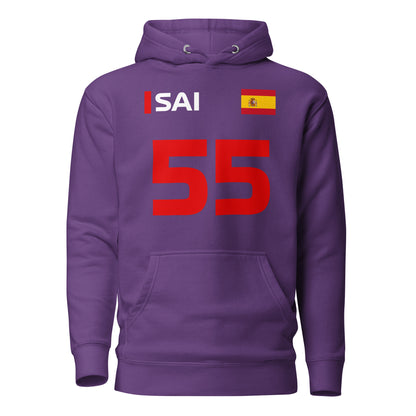 Carlos Sainz Ferrari Hoodie purple