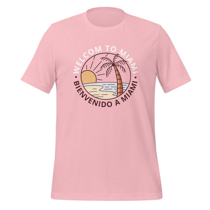 Welcome To Miami T-Shirt pink
