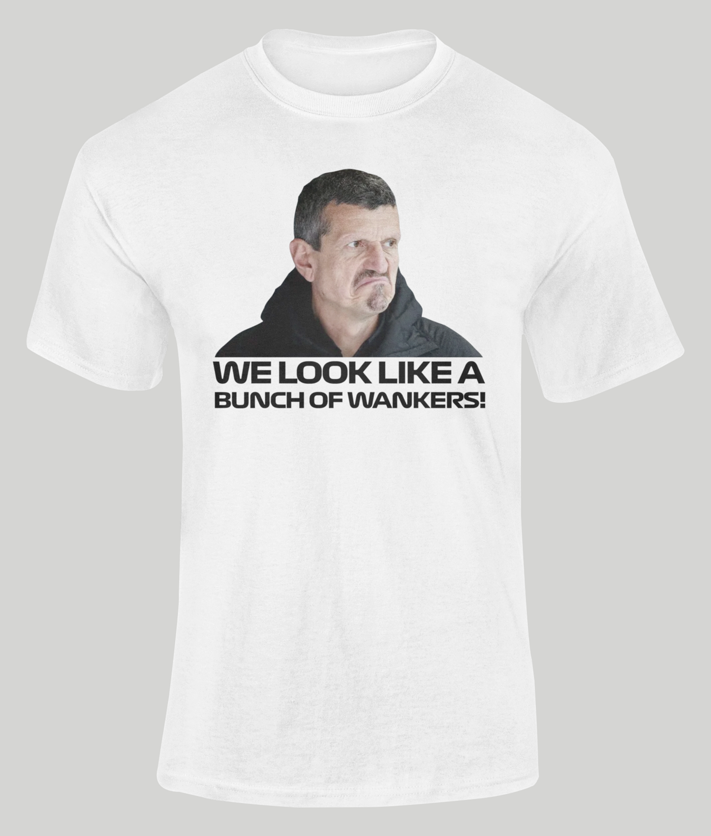 guenther steiner bunch of wankers t-shirt