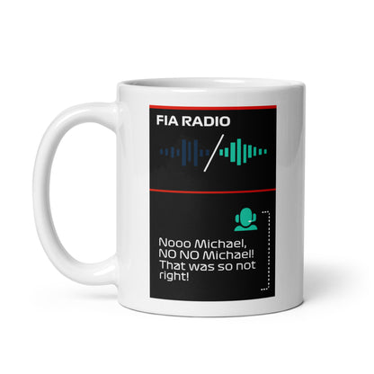 Toto Wolff Abu Dhabi Board Radio Mug left