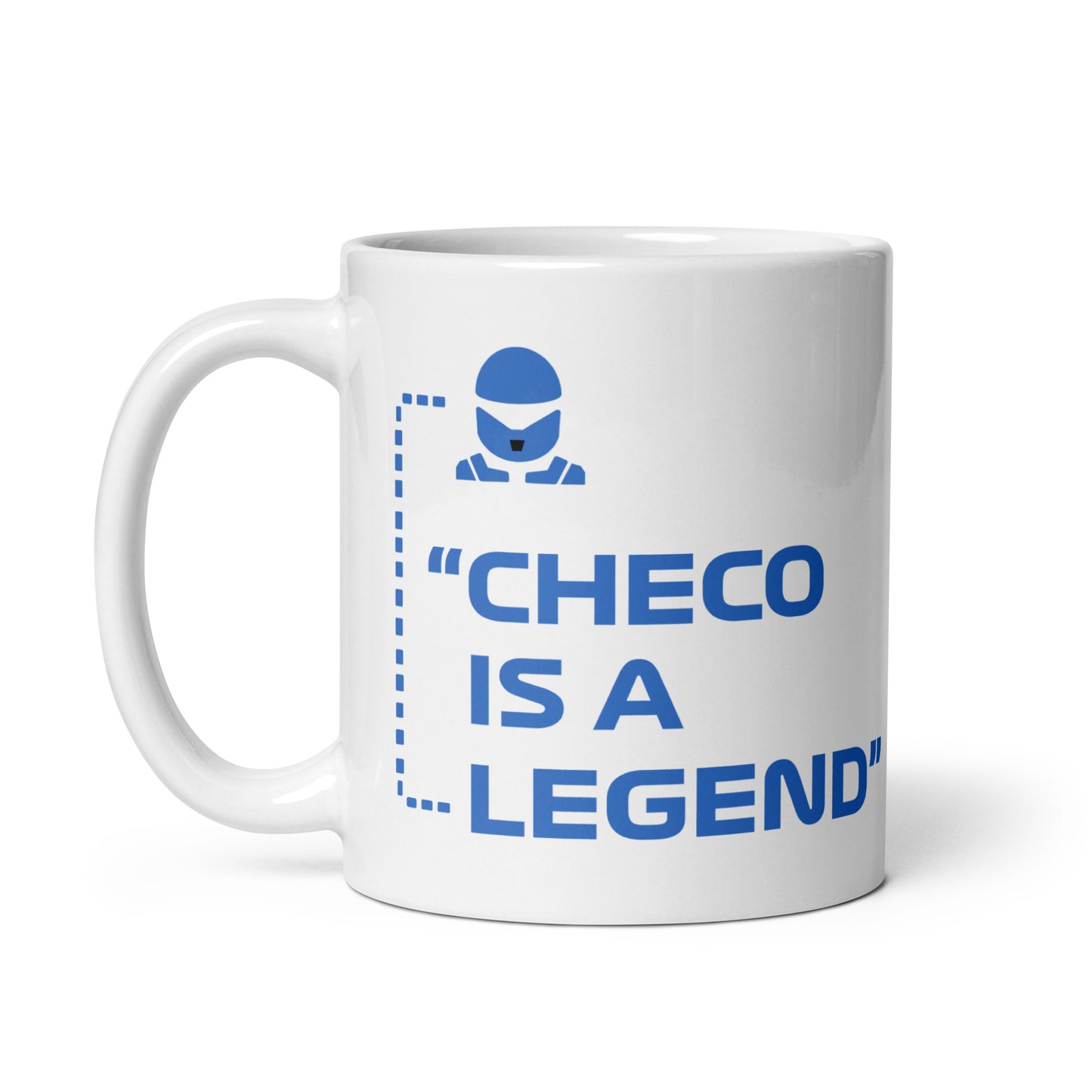 Max Verstappen Checo Is A Legend Mug left view