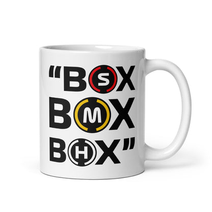 Box Box Box Mug right view